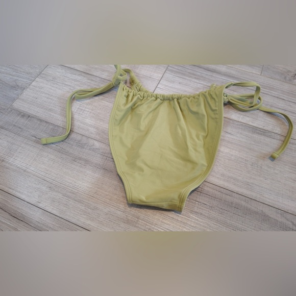 Xhilaration Olive High Leg Bikini Bottom L NWT Swim Juniors 11-13 Women 8-10 - Picture 4 of 10